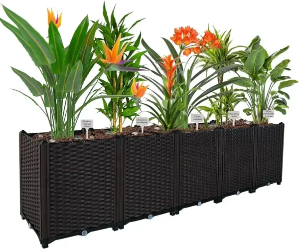 Large Outdoor Raised Planter Box 1